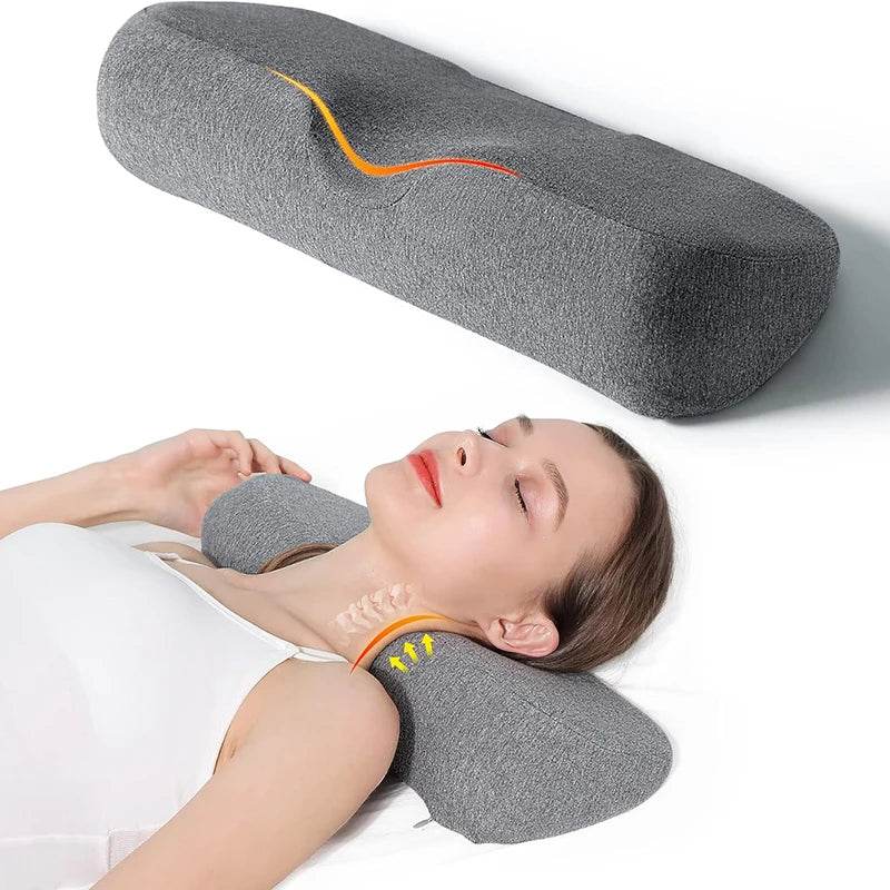 Cervical Pillow, Memory Foam Contour Pillow, Bed Pillows for Side Sleeper Ergonomic Orthopedic Sleeping Pillow, Neck Pillow - One-Sake.com