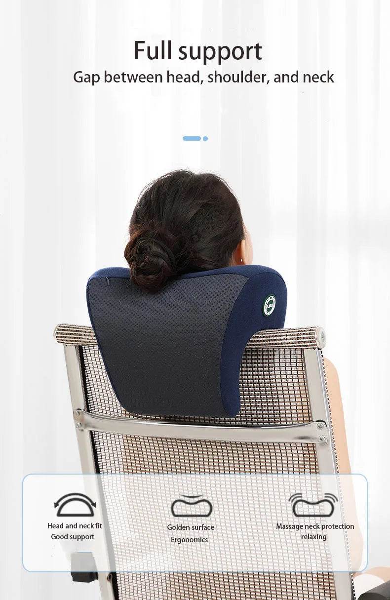 Neck Support Office Rest Lunch Break Orthopedic Student Desk Sleeping Memory Foam Nap Pillow For Travel Headrest - One-Sake.com