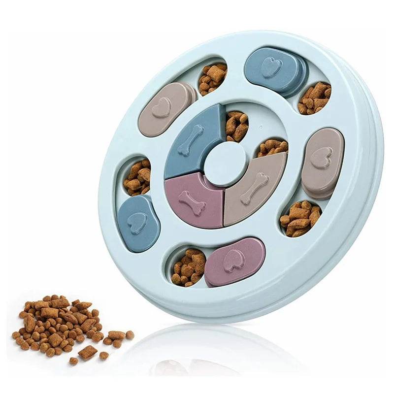 Dog Food Hiding Bowl – Slow Feeding Puzzle Toy for Boredom Relief & Mental Stimulation | Interactive Canine Educational Feeding Game for All Breeds - One-Sake.com