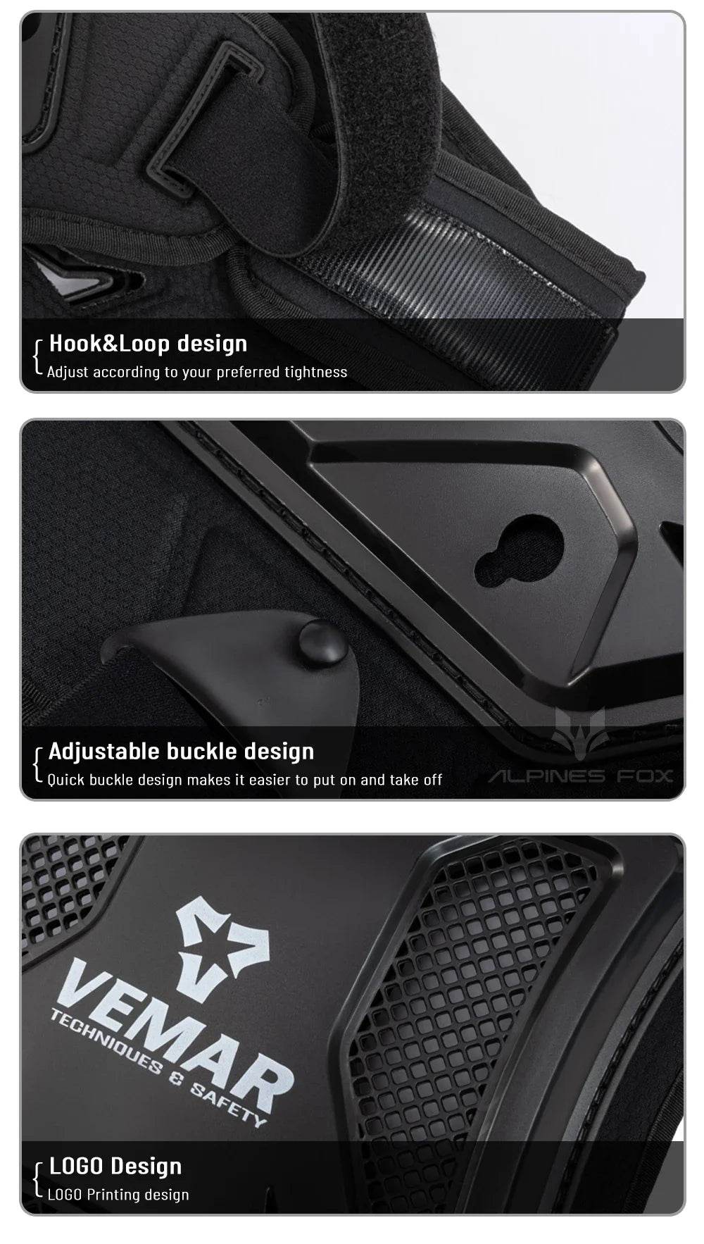 All-Season Motocross Armor Vest - Motorcycle Chest & Back Protector for Men & Women, DH/MTB/MX Body Protection Gear - One-Sake.com
