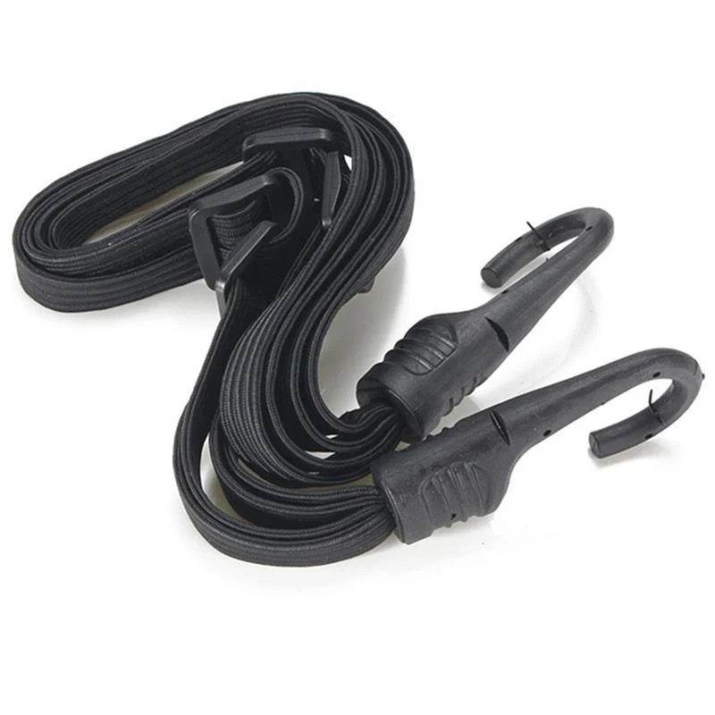 Universal 60cm Motorcycle Luggage Strap Moto Helmet Gears Fixed Elastic Buckle Rope High-Strength Retractable Protective Net - One-Sake.com