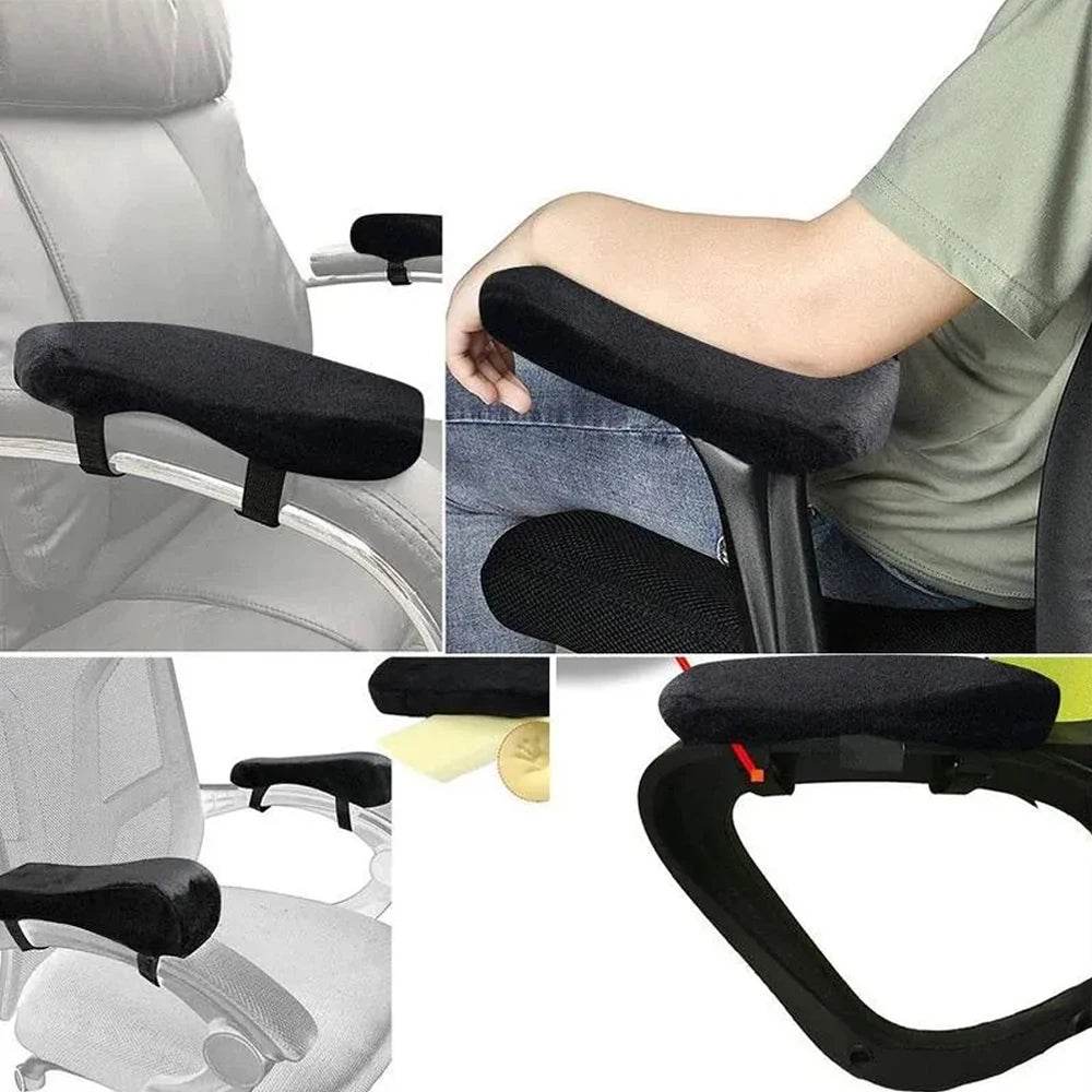 Office Chair Armrest Pad Elbow Pillow Comfortable Support Cushion Memory Foam Inner Core Sofa Cushion For Home Office Game Chair - One-Sake.com
