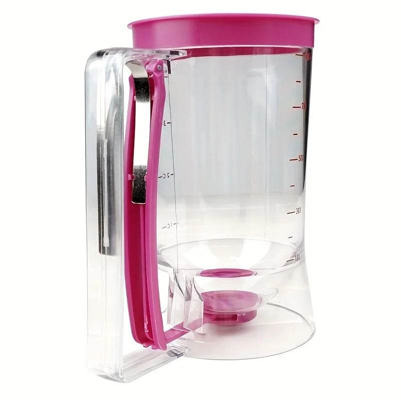 900ml Batter Dispenser – Hand-Held Graduated Funnel for Pancakes, Cupcakes & Cakes - One-Sake.com