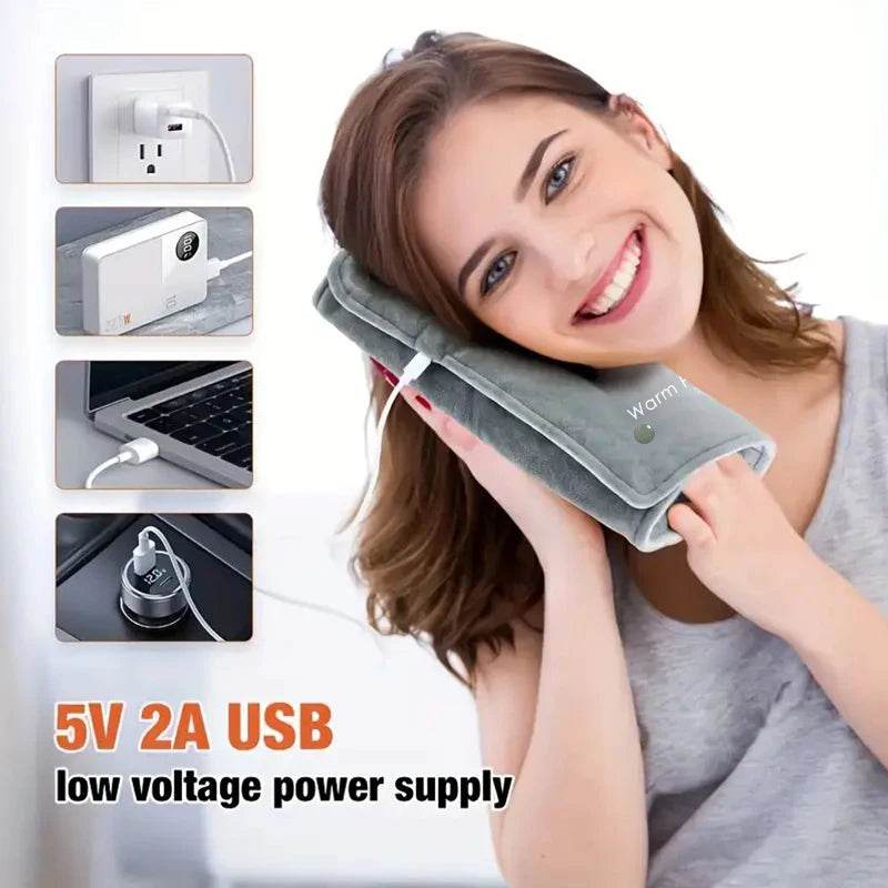 Graphene Heating Pad – Adjustable Temperature & Timing, USB-Powered Warm Handbag for Office & Home Use - One-Sake.com