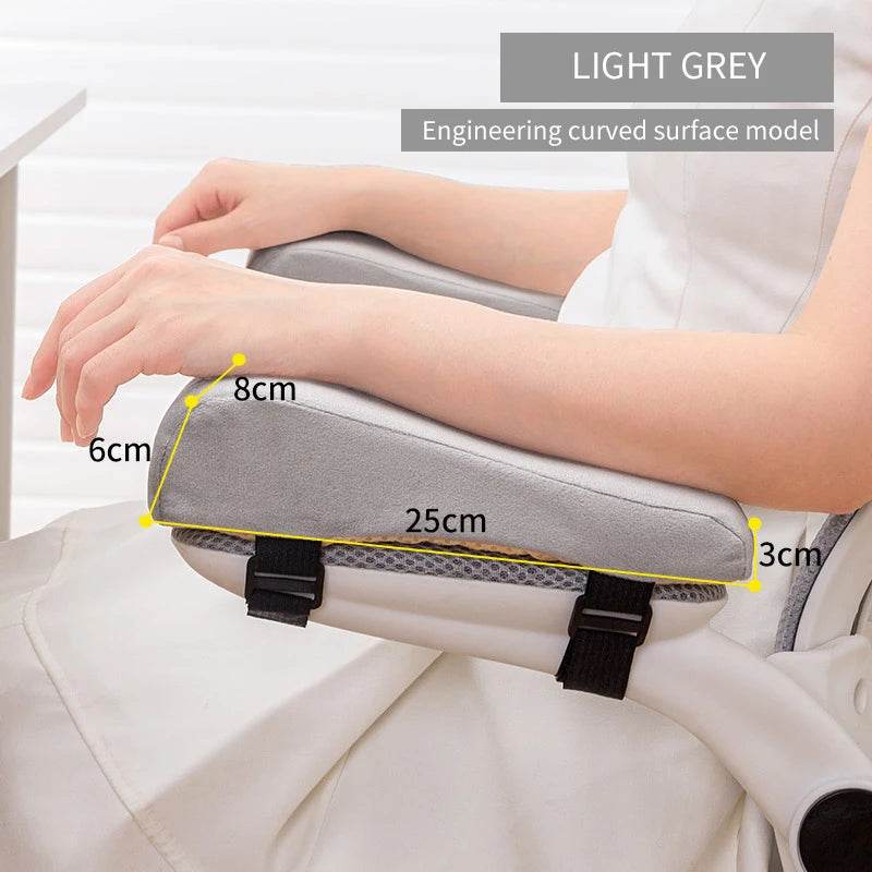 1 Pair Foam Elbow Pillow Chair Armrest Pads Support Arm Rest for Office Chair Armrest Chair Cushion Pads Elbow Relief - One-Sake.com