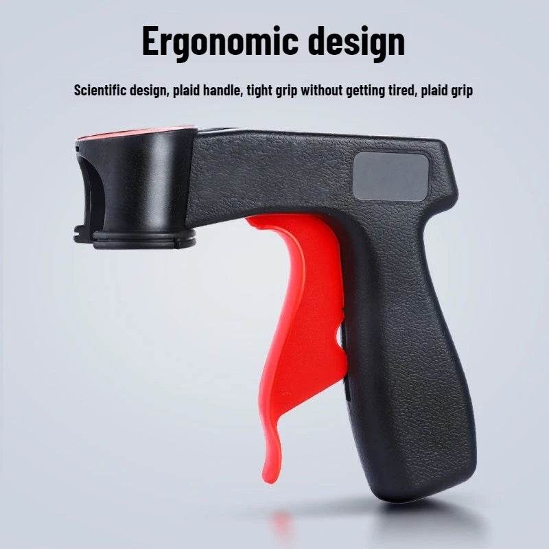 Polishing Paint Spray Gun Adapter – Ergonomic Arthritis-Friendly Trigger Handle for Cars, Motorcycles & DIY Projects (Universal Fit Aerosol Spray Can Tool) - One-Sake.com