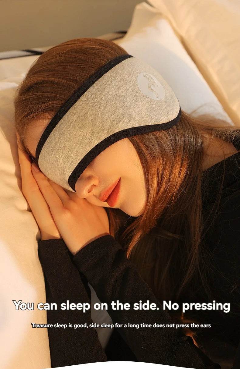 2-in-1 Noise-Reducing Sleep Earplugs with Adjustable Eye Mask – Perfect for Travel, Nap & Sound Insulation - One-Sake.com