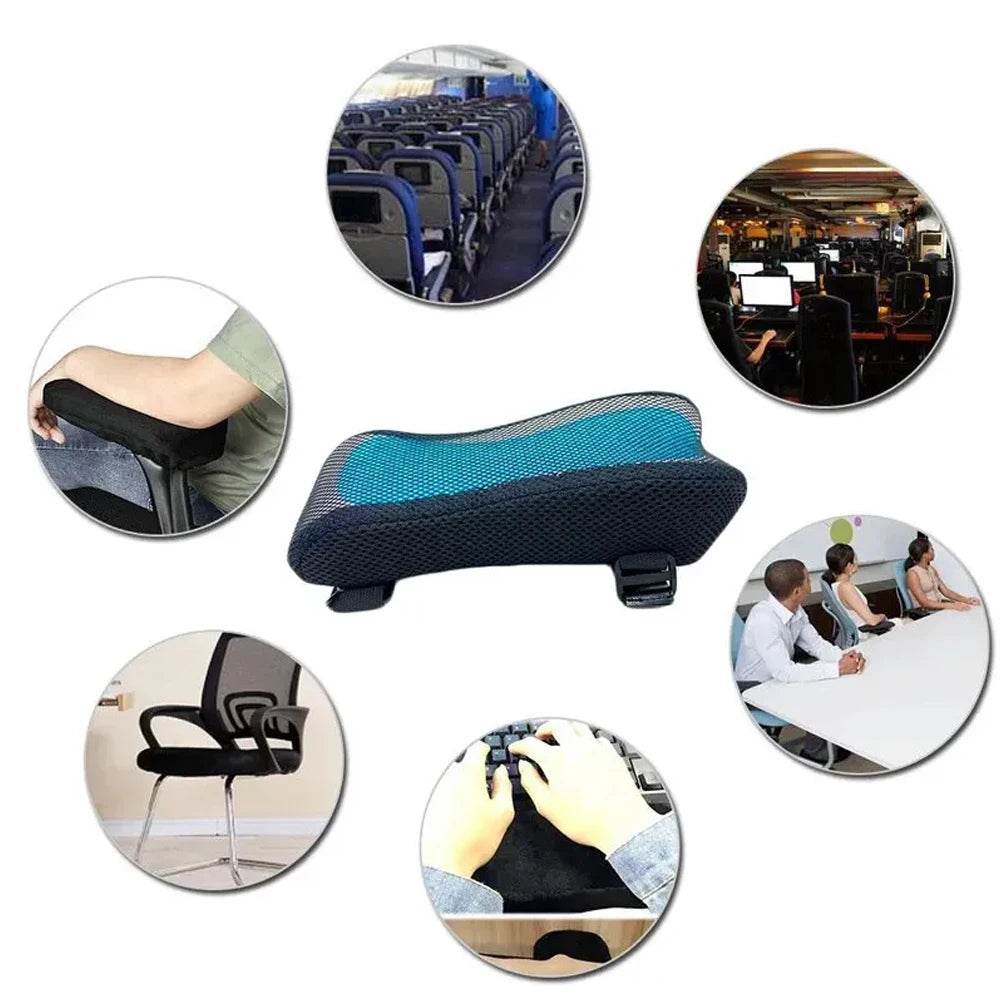Office Chair Armrest Pad Elbow Pillow Comfortable Support Cushion Memory Foam Inner Core Sofa Cushion For Home Office Game Chair - One-Sake.com