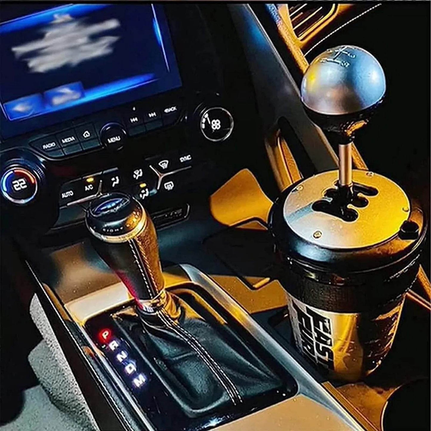 650ml Fast & Furious 9 Gear Lever Water Bottle – Rocker Shift Style Cup with Straw & Lid, Perfect Creative Gift - One-Sake.com