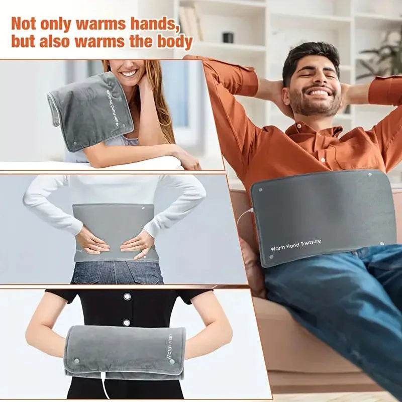 Graphene Heating Pad – Adjustable Temperature & Timing, USB-Powered Warm Handbag for Office & Home Use - One-Sake.com