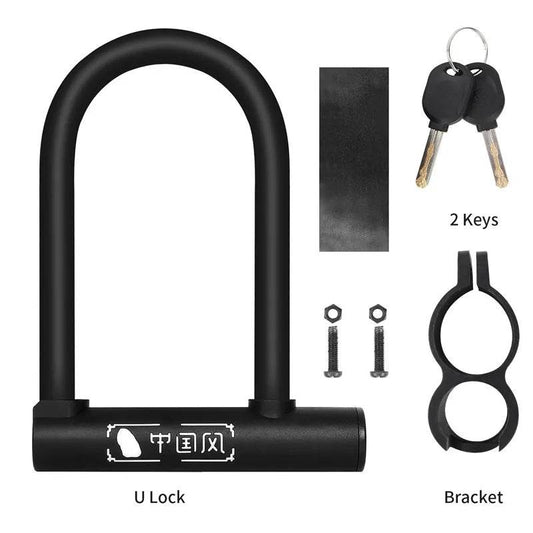 WEST BIKING U-Lock | Ultimate Anti-Theft Security for MTB, Road, & Mountain Bikes - One-Sake.com