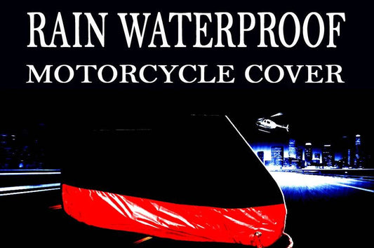 190T Premium Motorcycle Cover - Black & Blue Design, Waterproof, Dustproof, UV Protection for All Weather (M-4XL) - One-Sake.com