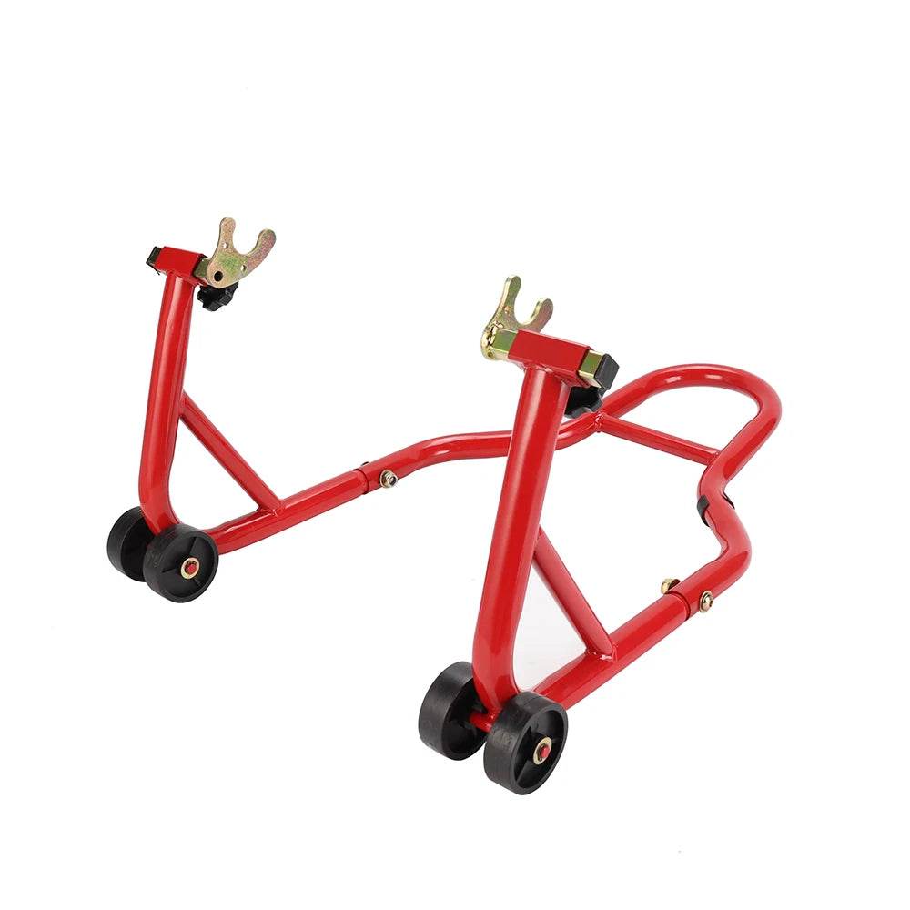 Universal Motorcycle Rear Wheel Stand - Durable Black Auto Wheel Support Frame for Harley, Suzuki & All Bikes, Tire Repair Tool - One-Sake.com