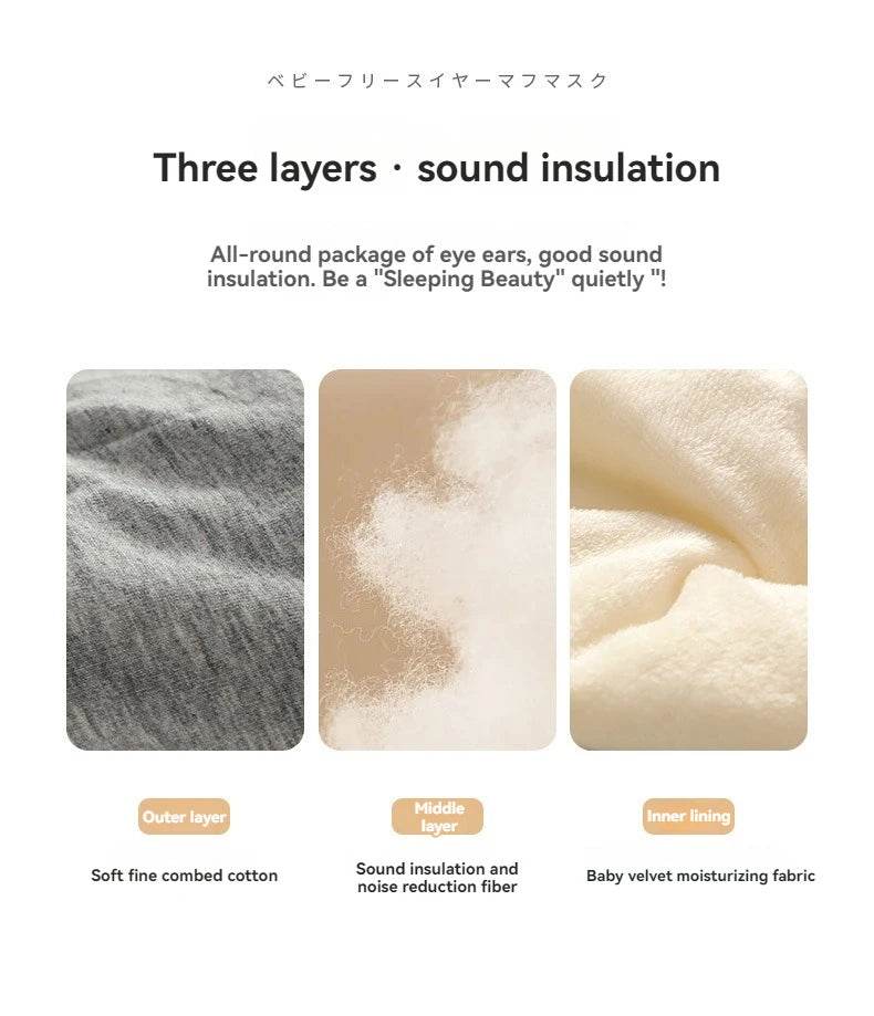 2-in-1 Noise-Reducing Sleep Earplugs with Adjustable Eye Mask – Perfect for Travel, Nap & Sound Insulation - One-Sake.com