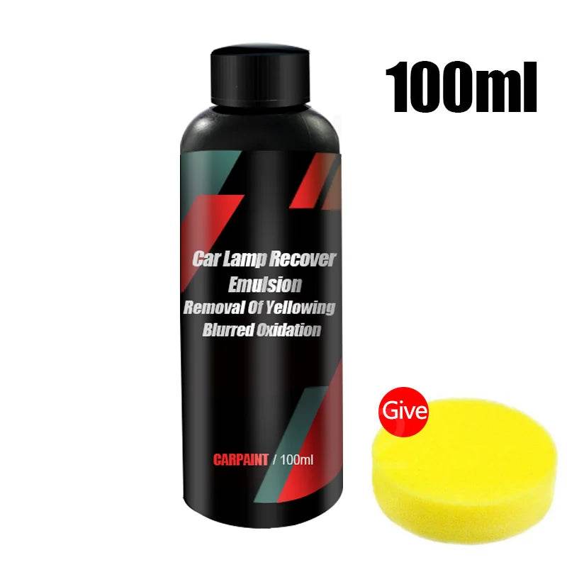 Car Headlight Restoration Polishing Kit – Oxidation Remover Paste for Yellowed, Foggy, or Scratched Headlights [Scratch Repair Paste for Improved Night Visibility &amp; Vehicle Maintenance] - One-Sake.com
