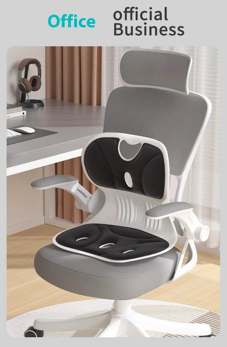 Waist Pad Office Memory Sponge Breathable Long Sitting Without Tiring Home/Outdoor Back Posture Correction Pad - One-Sake.com