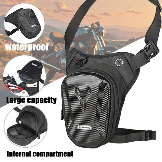 Men's Motorcycle Leg Bag - Waterproof Waist Bag for Camping, Travel, Hiking & Mountaineering with Multi-Functional Outdoor Pockets - One-Sake.com