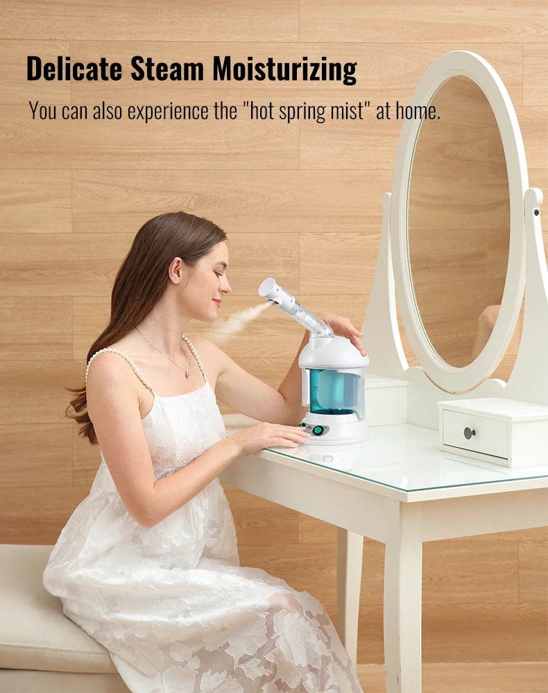 KSKIN Custom Hot Sale Face Mist Spray Portable Facial Steamer For Face Professional Ionic Facial Steamer - One-Sake.com