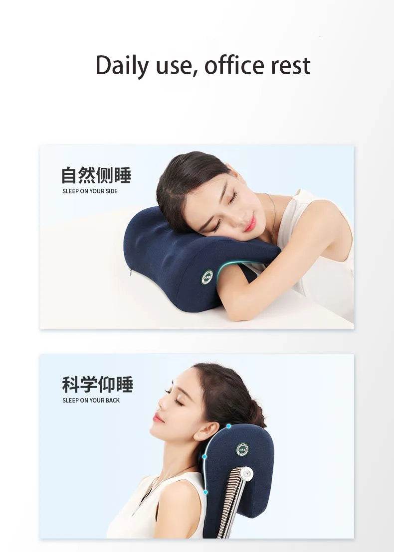 Neck Support Office Rest Lunch Break Orthopedic Student Desk Sleeping Memory Foam Nap Pillow For Travel Headrest - One-Sake.com