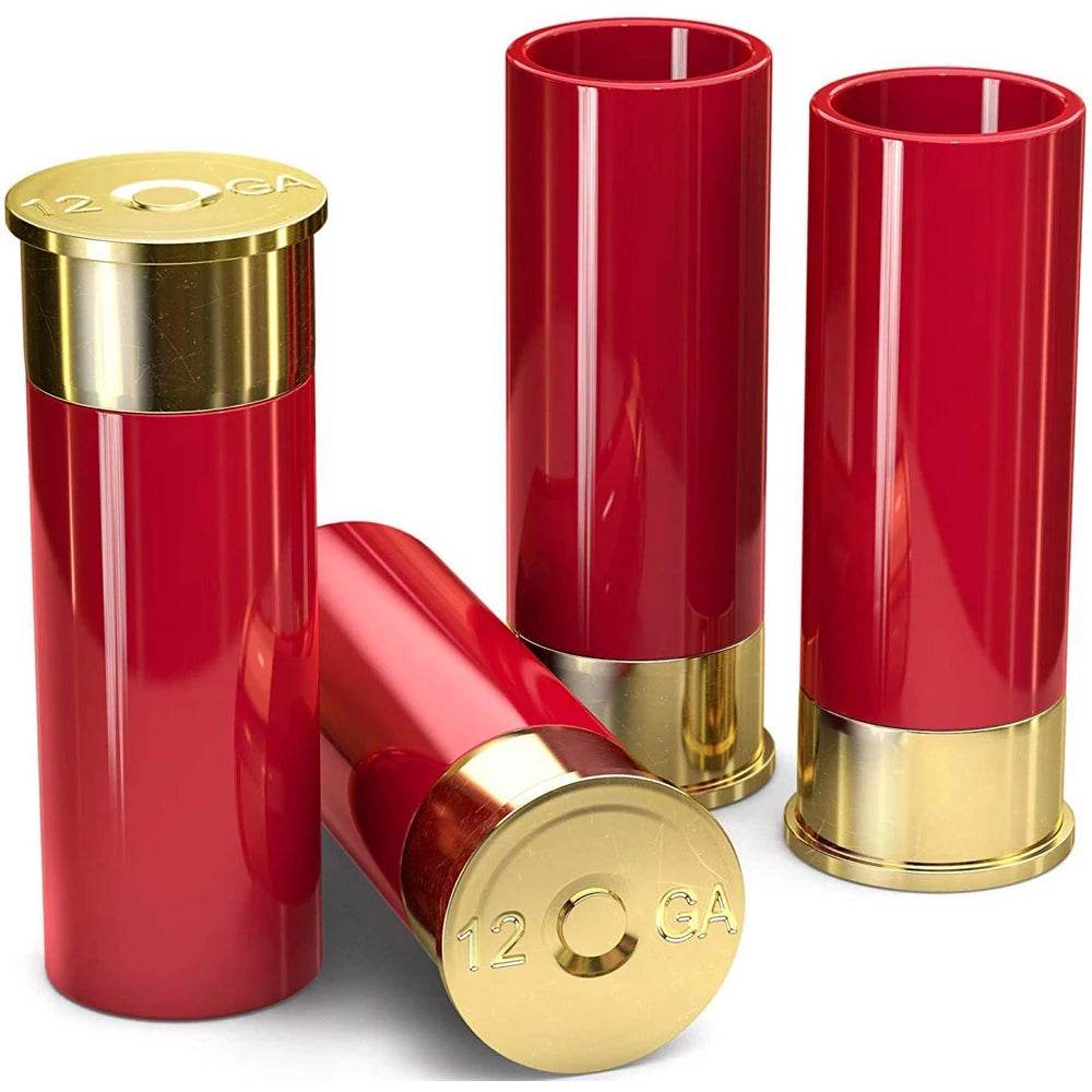 4Pcs Shotgun Shell Shot Glasses – Unique Hunting-Themed Drinking Cups, Perfect Gift for Men - One-Sake.com