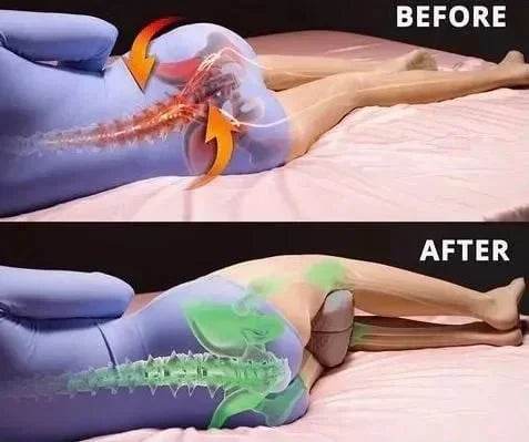 Memory Cotton Leg Pillow Sleeping Orthopedic Sciatica Back Hip Joint For Pain Relief Thigh Leg Pad Cushion Home Foam Pillow - One-Sake.com