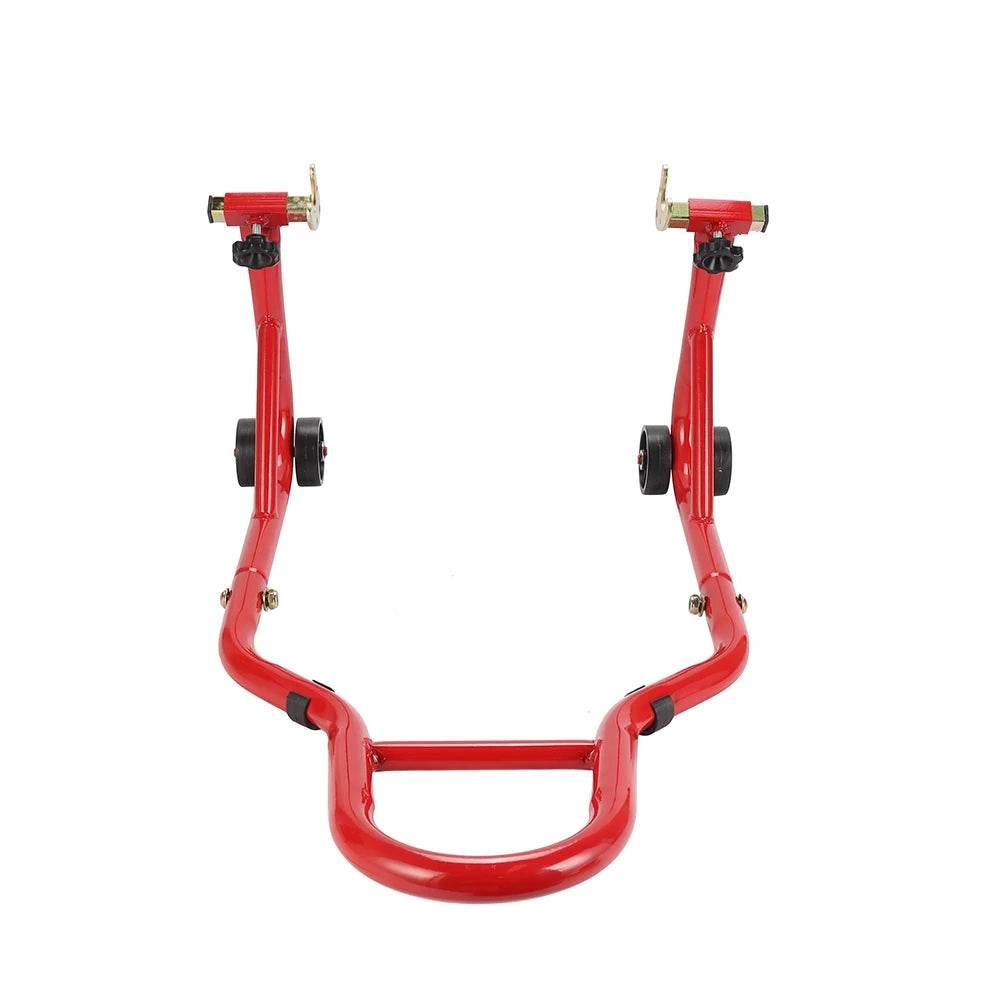 Universal Motorcycle Rear Wheel Stand - Durable Black Auto Wheel Support Frame for Harley, Suzuki & All Bikes, Tire Repair Tool - One-Sake.com