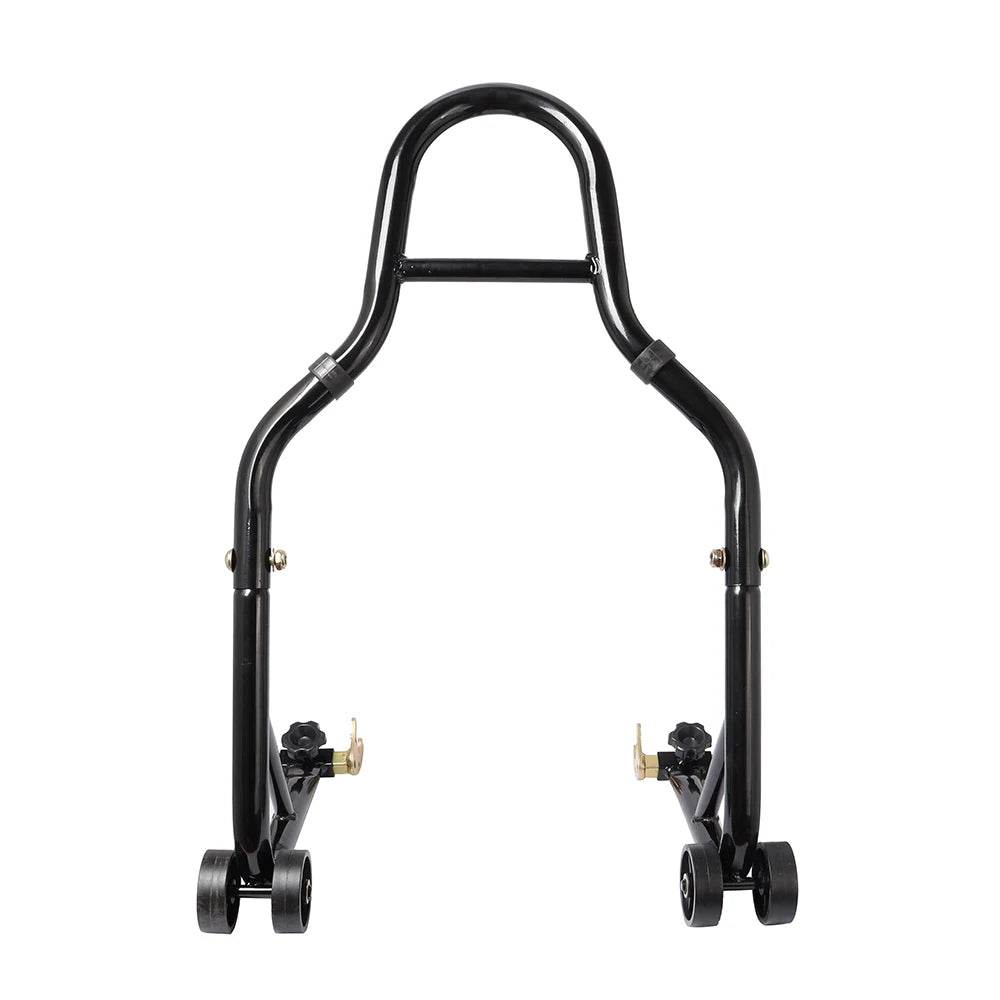 Universal Motorcycle Rear Wheel Stand - Durable Black Auto Wheel Support Frame for Harley, Suzuki & All Bikes, Tire Repair Tool - One-Sake.com