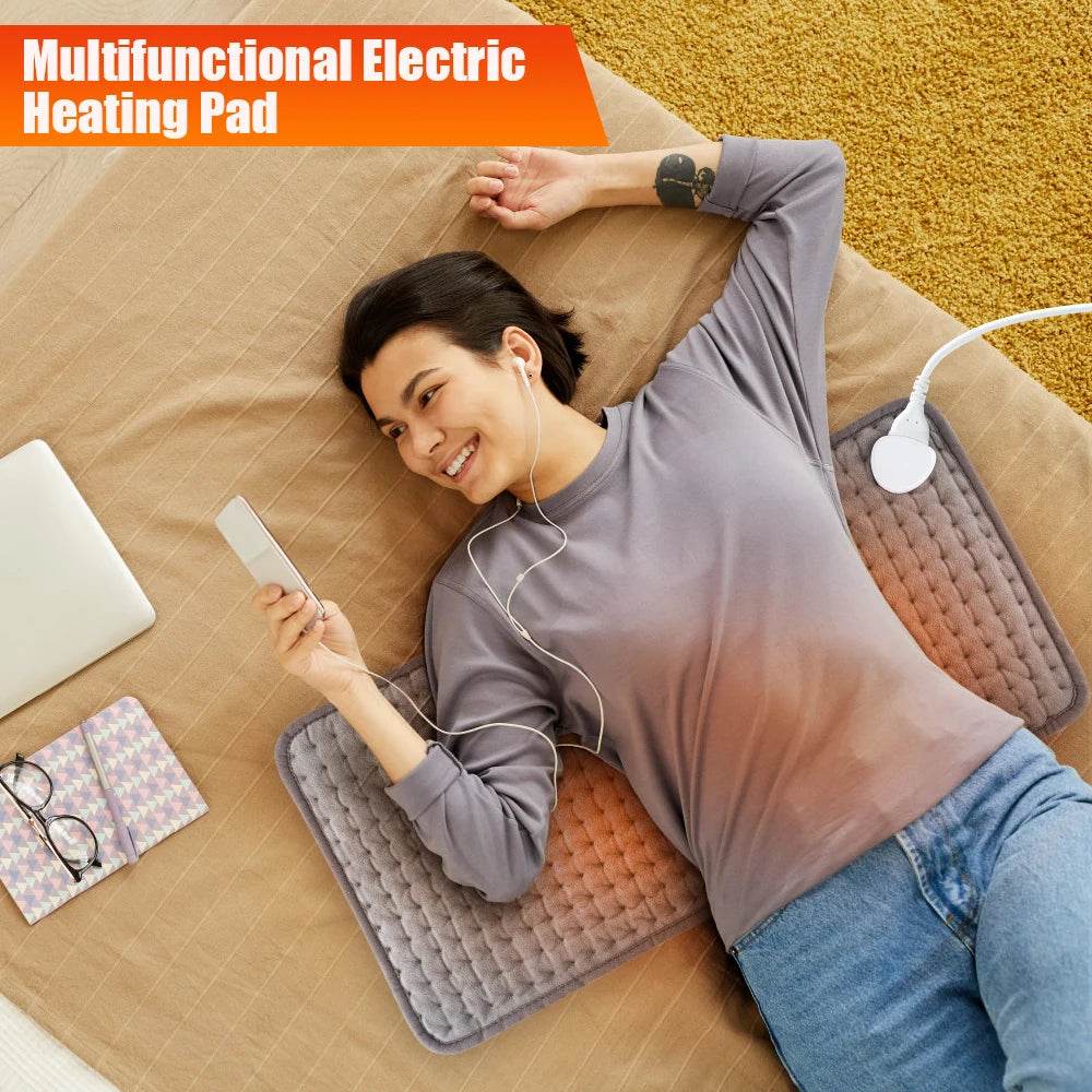 Electric Heating Pad Warmer Blanket Mat Heated Cushion Heated Pads for Waist Back Abdome Leg Shoulder Hand Body Warm Mat US Plug - One-Sake.com