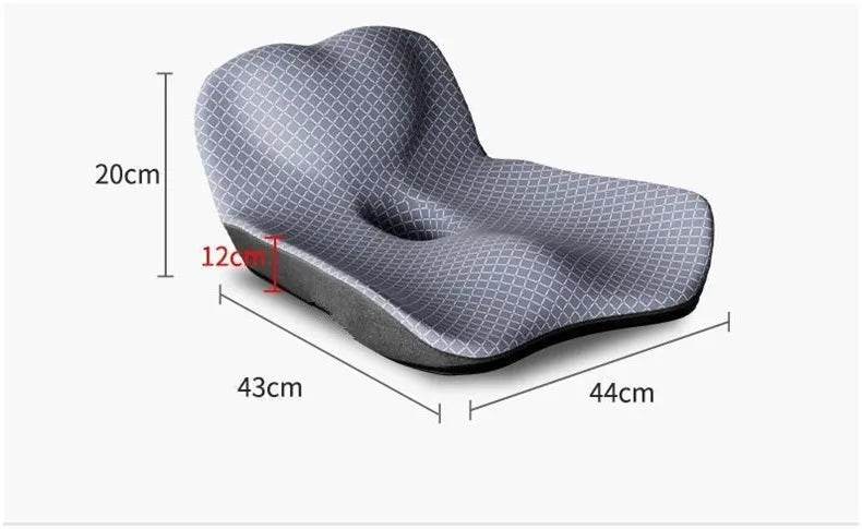 Coccyx Memory Foam Chair Orthopedic Pillow Office Seat Pad Hemorrhoid Treat Car Seat Big Cushion Relief Pain Tailbone Pillow - One-Sake.com