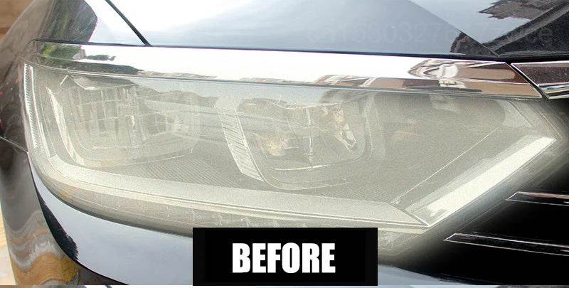 Car Headlight Restoration Polishing Kit – Oxidation Remover Paste for Yellowed, Foggy, or Scratched Headlights [Scratch Repair Paste for Improved Night Visibility &amp; Vehicle Maintenance] - One-Sake.com