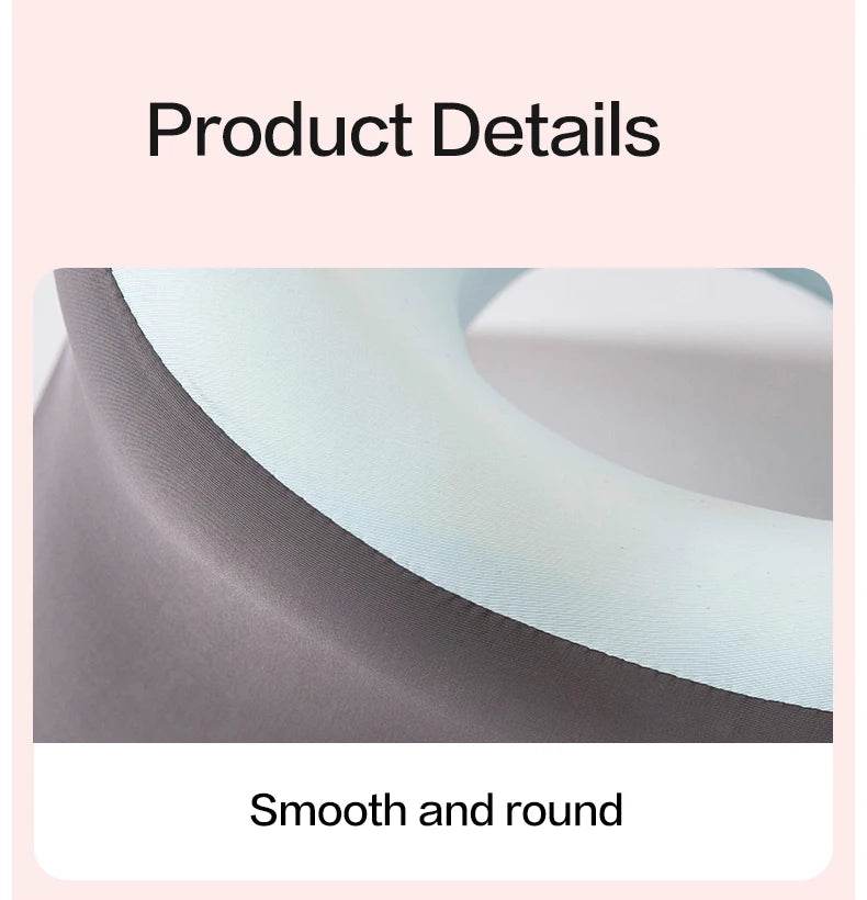 Travel Neck Pillow Memory Foam U-shaped Pillow Snail Style Travel Neck Support Portable Adjustable Soft Noon Break Sleep Pillows - One-Sake.com