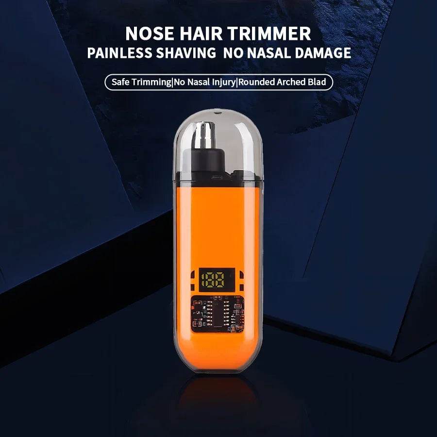 2-in-1 Electric Portable Ear &amp; Nose Hair Trimmer | Painless Grooming Tool for Men - One-Sake.com