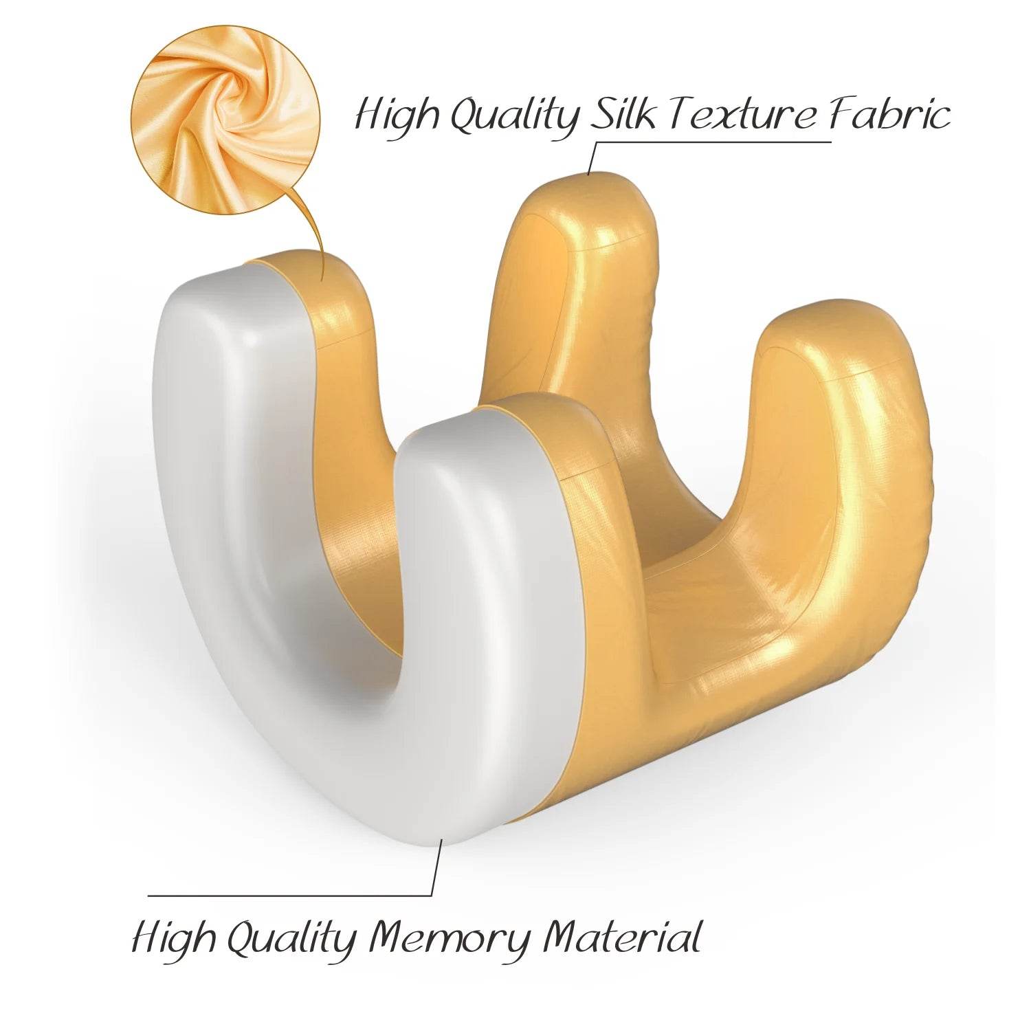Memory Foam Face Relaxed Wrinkle Prevention Anti Aging Anti Wrinkle Beauty Bed Pillow - One-Sake.com