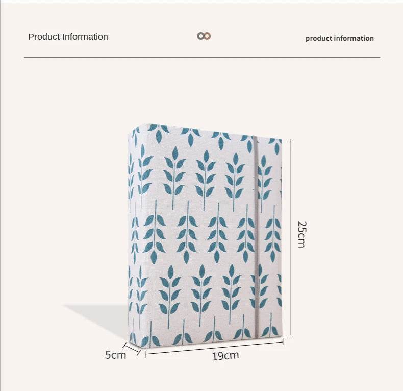 200-Sheet 6-Inch Fabric Photo Album – Creative Interleaf Design Family Memory Book for Children Growth, Weddings &amp; Memorial Keepsakes | Large Capacity Fabric Scrapbook - One-Sake.com