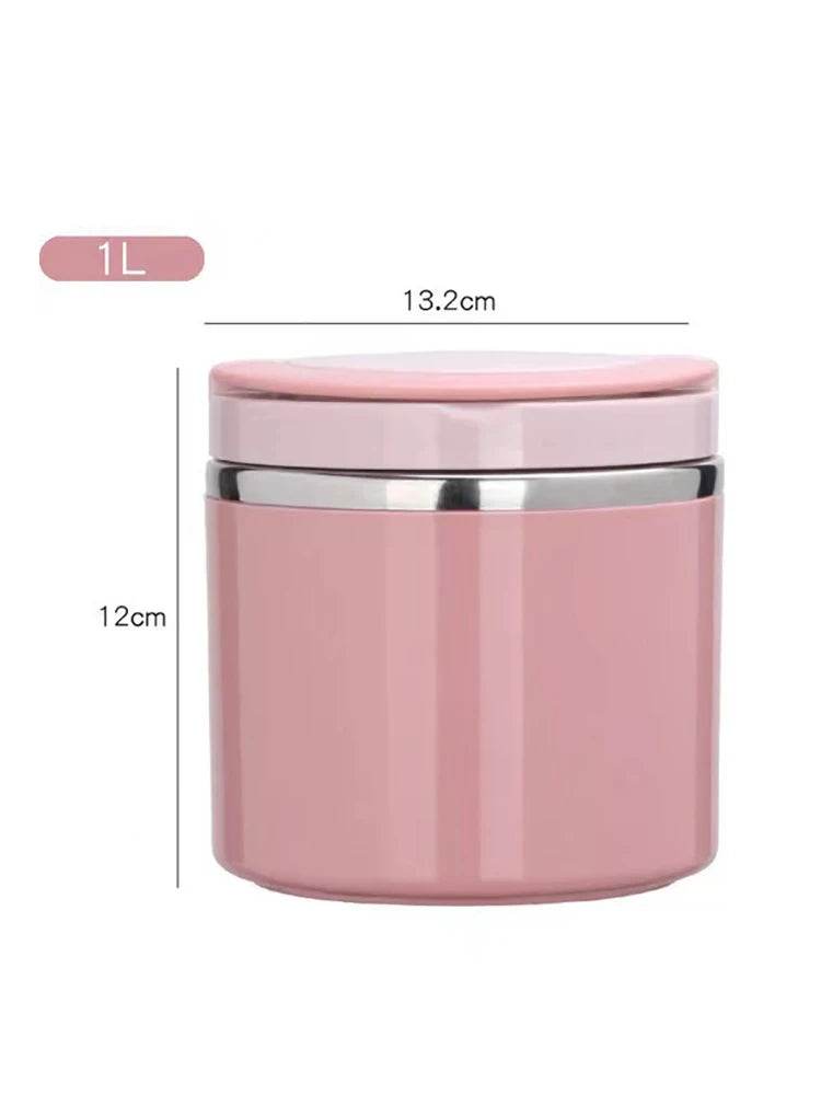 630ml/1000ml Thermal Food Container – Leak-Proof, Insulated Lunch Jar Keeps Meals Hot for 6-12 Hours - One-Sake.com