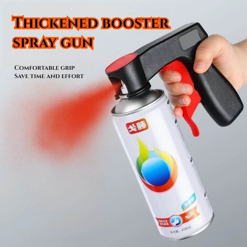 Polishing Paint Spray Gun Adapter – Ergonomic Arthritis-Friendly Trigger Handle for Cars, Motorcycles &amp; DIY Projects (Universal Fit Aerosol Spray Can Tool) - One-Sake.com