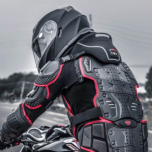 3D Cervical Spine Protection Neck Brace - Anti-Shock & Anti-Fatigue Motorcycle Gear with Zipper for Enhanced Safety - One-Sake.com