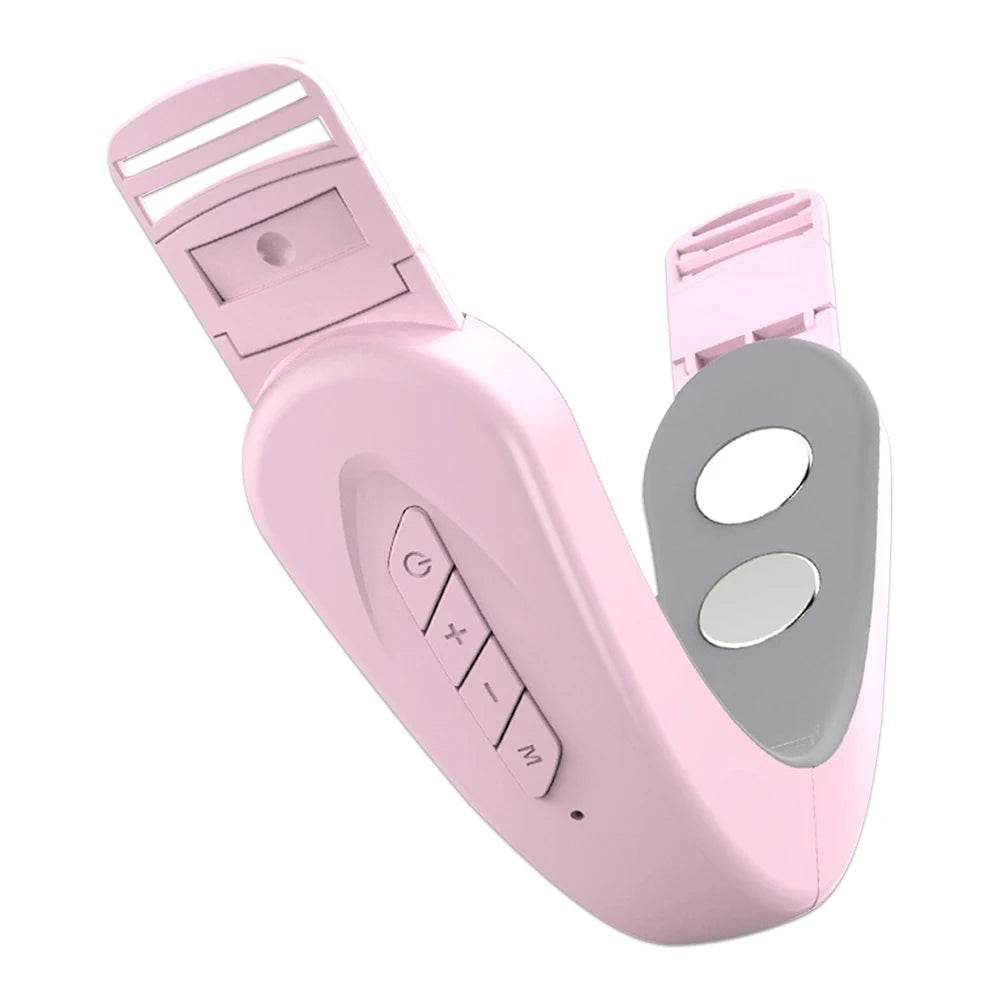Electric V-Face Lift Device – LED Photon Therapy, EMS Microcurrent & Skin Tightening for Double Chin Removal & Wrinkle Reduction - One-Sake.com