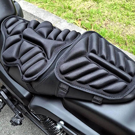 3D Comfort Gel Motorcycle Seat Pad - Breathable, Shock-Absorbing Cushion for Advanced Mountain Rides & Long Journeys - One-Sake.com