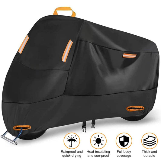 210D Waterproof Motorcycle Cover - All-Season Protection for Your Ride - One-Sake.com