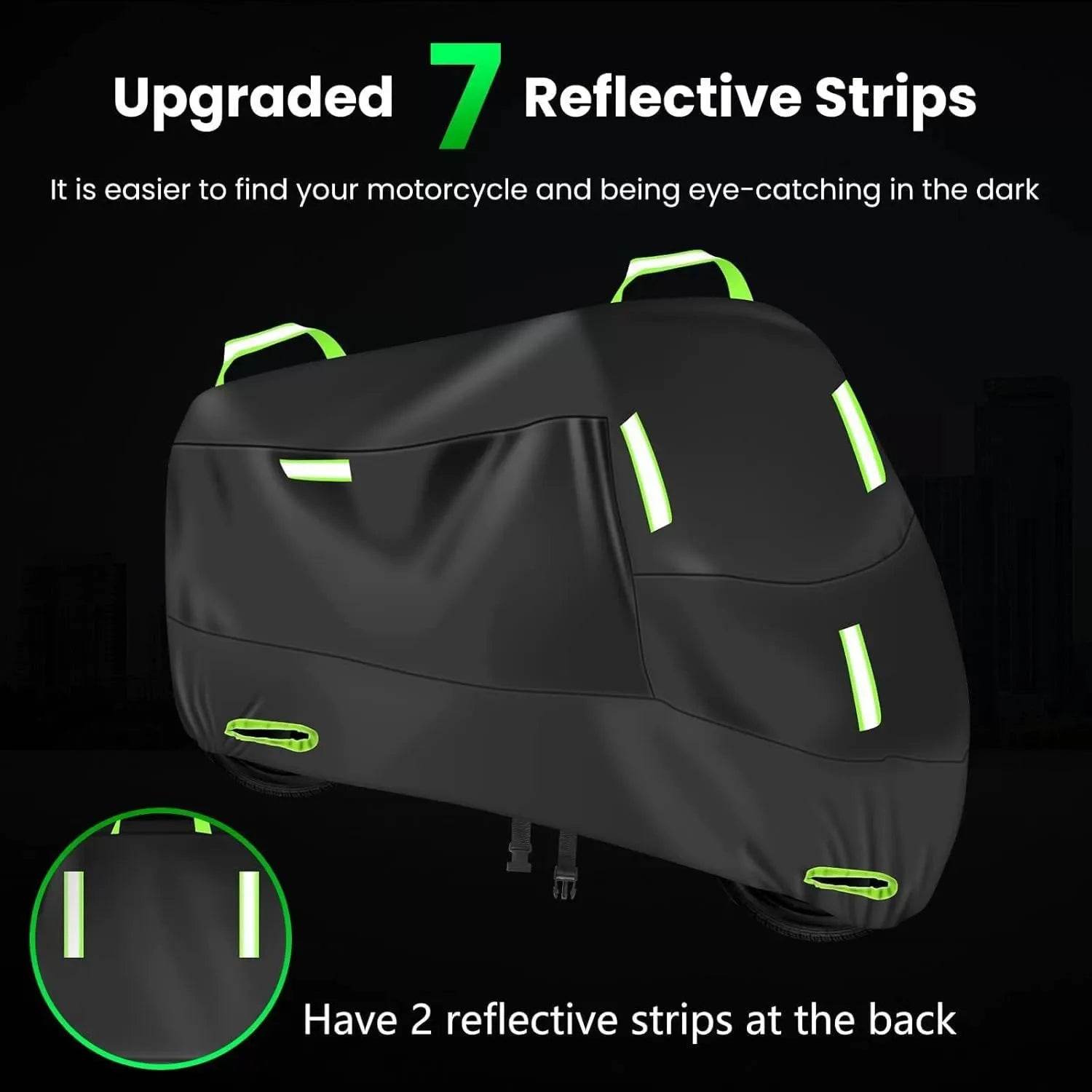 Universal Waterproof Motorcycle Cover - Ultimate Protection for Your Scooter - One-Sake.com