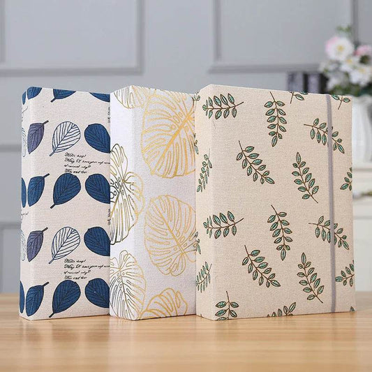 200-Sheet 6-Inch Fabric Photo Album – Creative Interleaf Design Family Memory Book for Children Growth, Weddings &amp; Memorial Keepsakes | Large Capacity Fabric Scrapbook - One-Sake.com