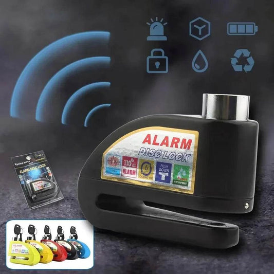 Aluminum Alloy Motorcycle Alarm Lock - Ultimate Anti-Theft Protection for Your Ride - One-Sake.com