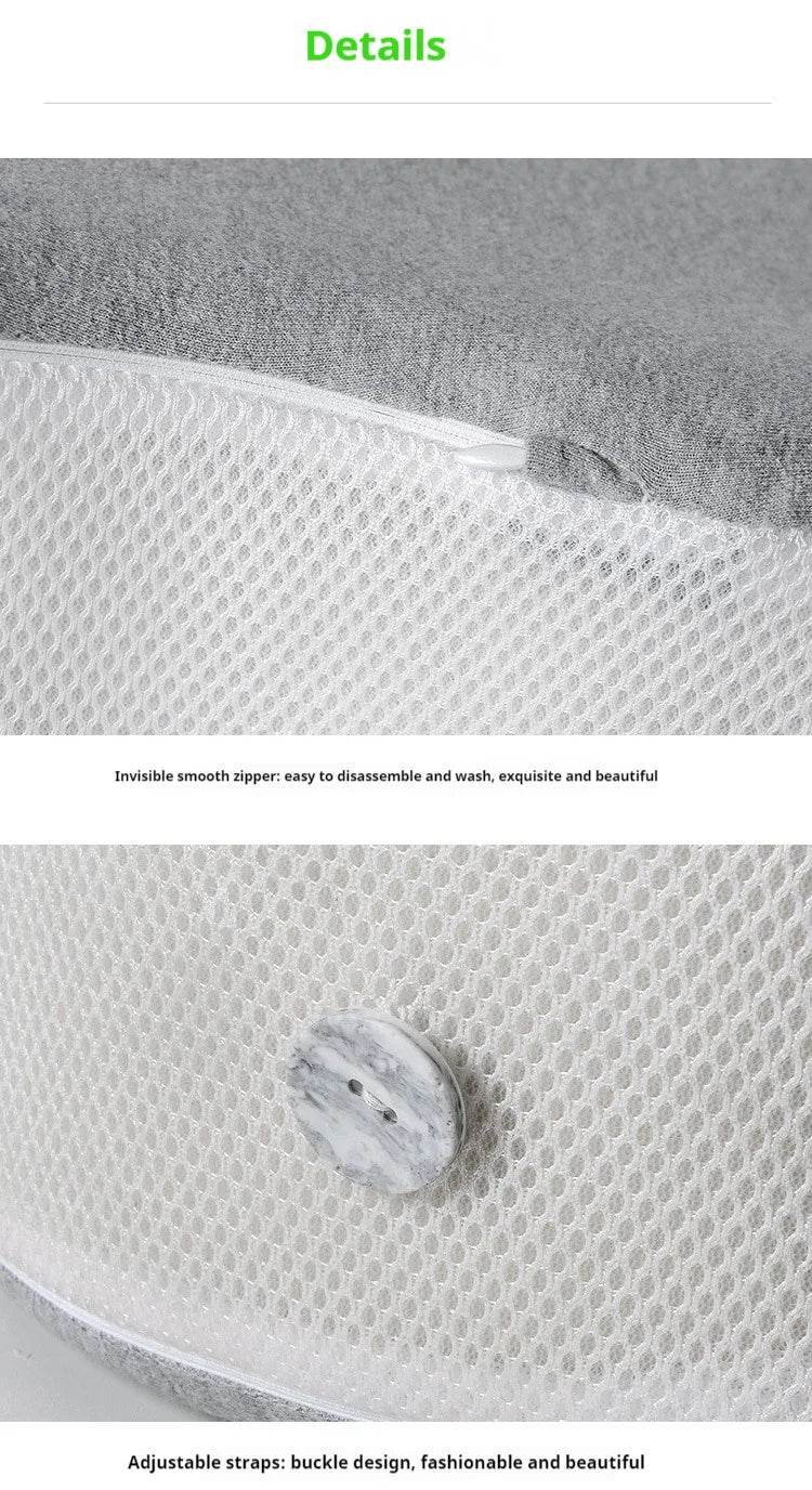 Orthopedic Slow Rebound Memory Cotton Clamp Leg Pillow Maternity Foot Pillow Strap Adjustable Side Sleeping Knee Leg Pillow - One-Sake.com