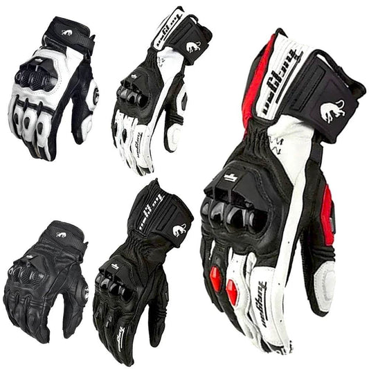Furygan AFS 18 Leather Motorcycle Gloves - Ultimate Hand Protection for Riders - One-Sake.com