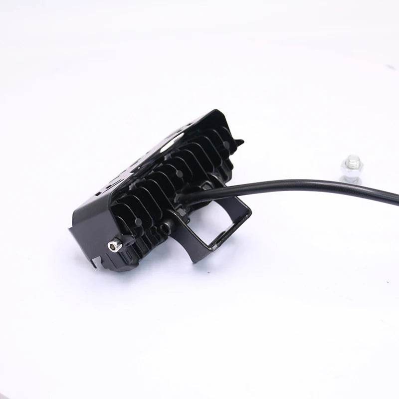 Dual-Color Motorcycle LED Spotlights – Hi/Low Beam Fog Lights, IP68 Waterproof, 1800LM Brightness for Cars, Trucks & SUVs - One-Sake.com