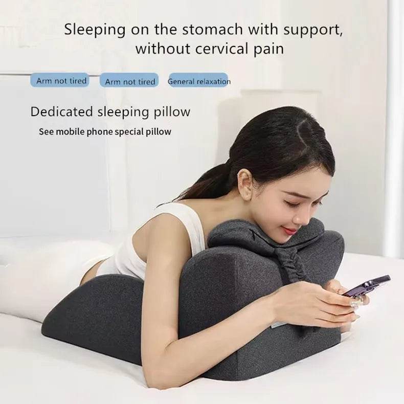 Lie On The Bed Sleeping Pillow Lie On The Bed Artifact Multifunctional Prone Position Lie Pillow Lie Sleeping Lie Pillow Cushion - One-Sake.com