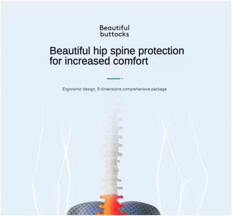 Coccyx Memory Foam Chair Orthopedic Pillow Office Seat Pad Hemorrhoid Treat Car Seat Big Cushion Relief Pain Tailbone Pillow - One-Sake.com