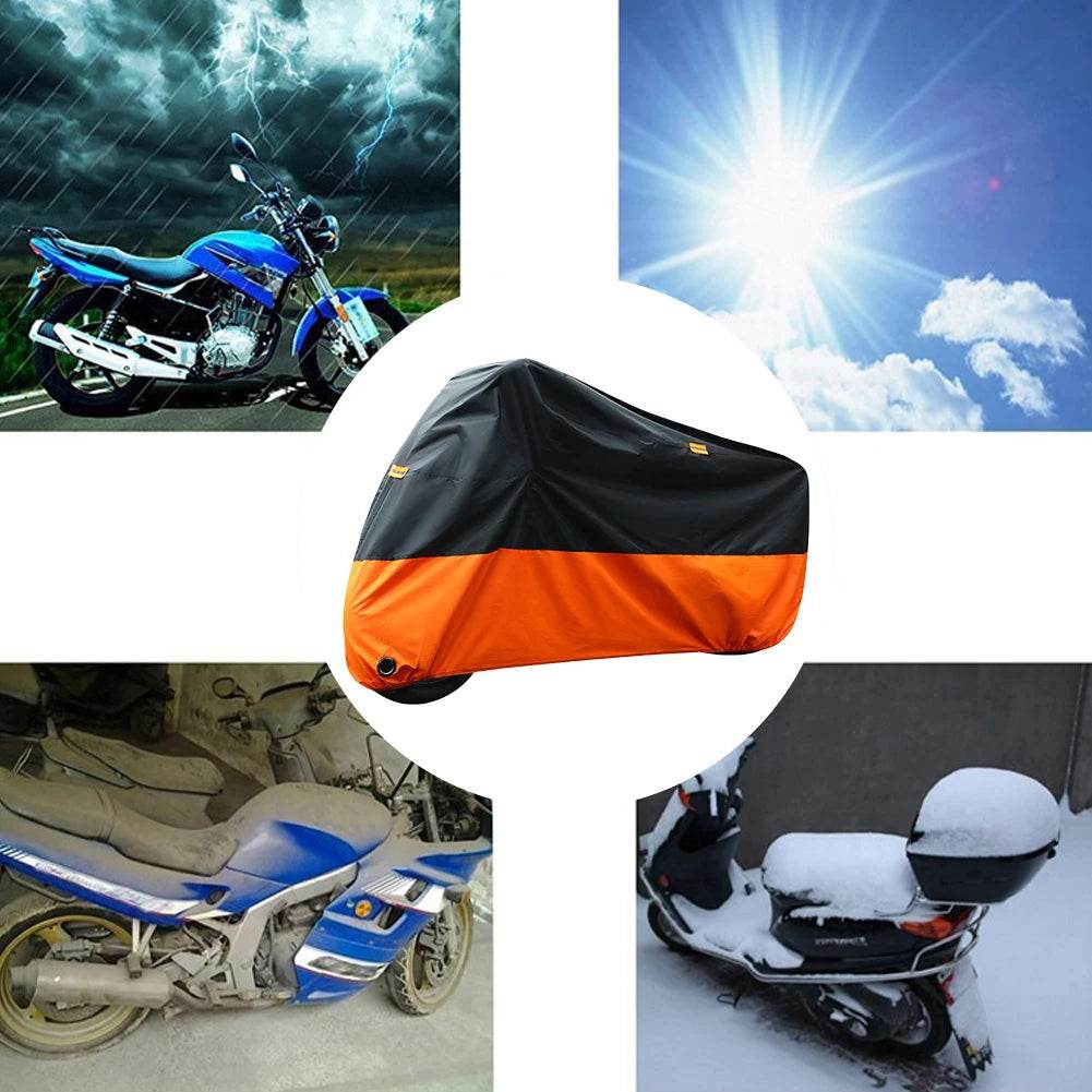 190T All-Season Motorcycle Cover - UV, Rain &amp; Dust Protection - One-Sake.com