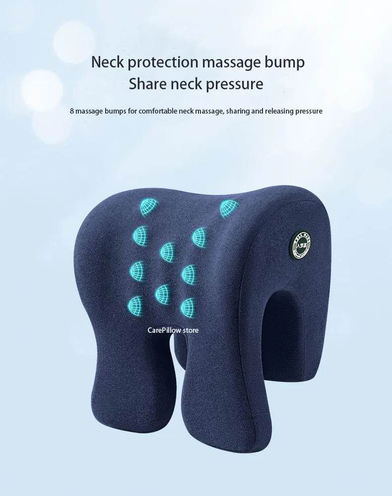 Neck Support Office Rest Lunch Break Orthopedic Student Desk Sleeping Memory Foam Nap Pillow For Travel Headrest - One-Sake.com
